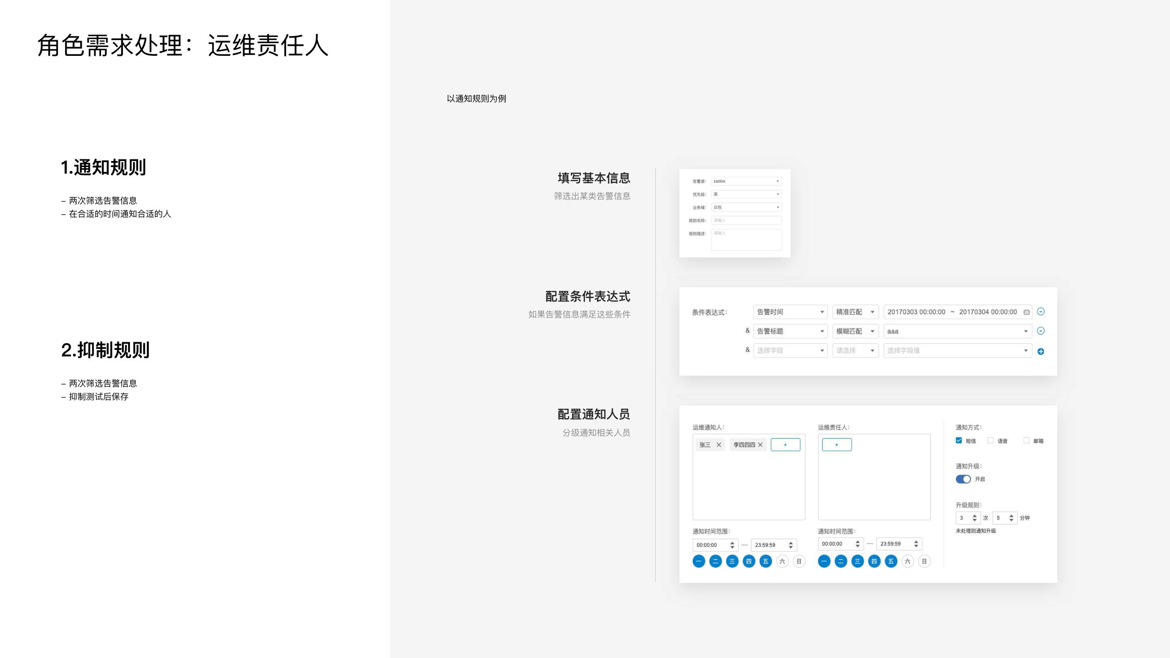 角色需求处理：运维责任人